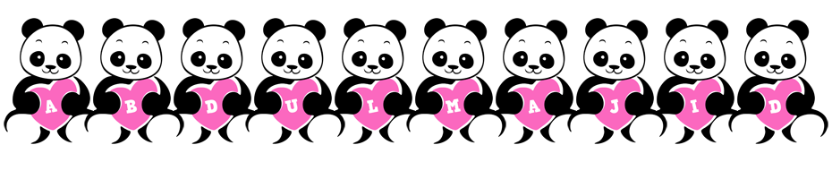 Abdulmajid love-panda logo