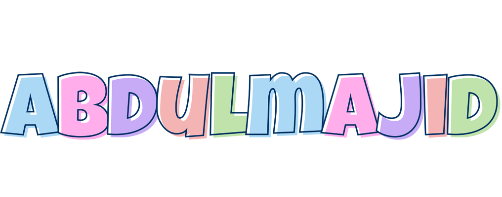 Abdulmajid pastel logo