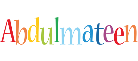 Abdulmateen birthday logo