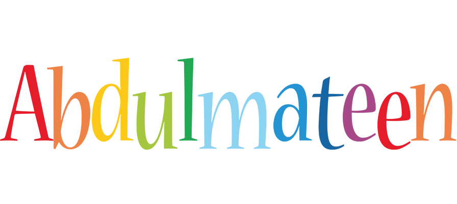 Abdulmateen birthday logo