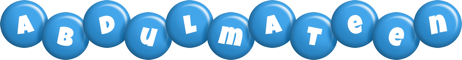 Abdulmateen candy-blue logo