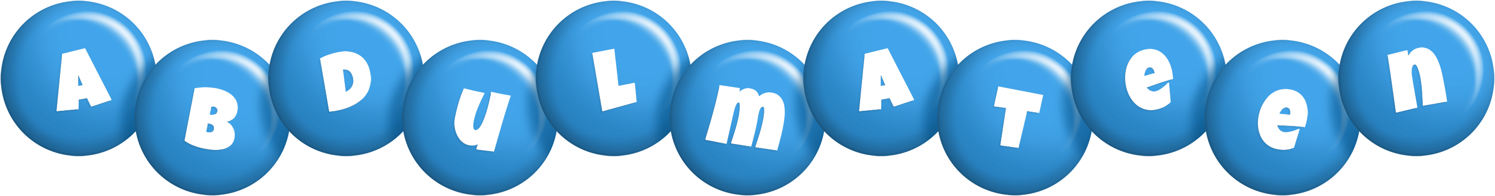 Abdulmateen candy-blue logo