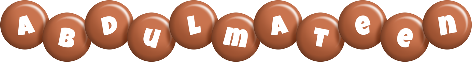 Abdulmateen candy-brown logo