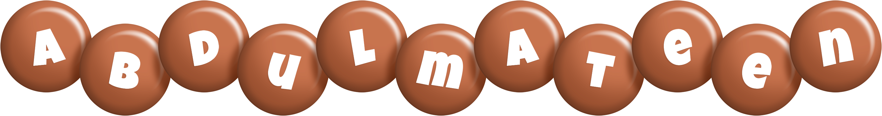 Abdulmateen candy-brown logo