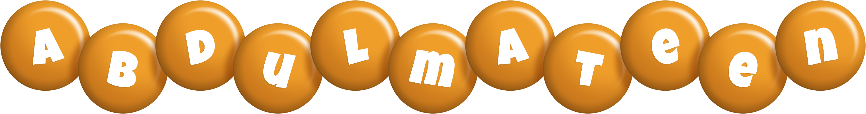 Abdulmateen candy-orange logo