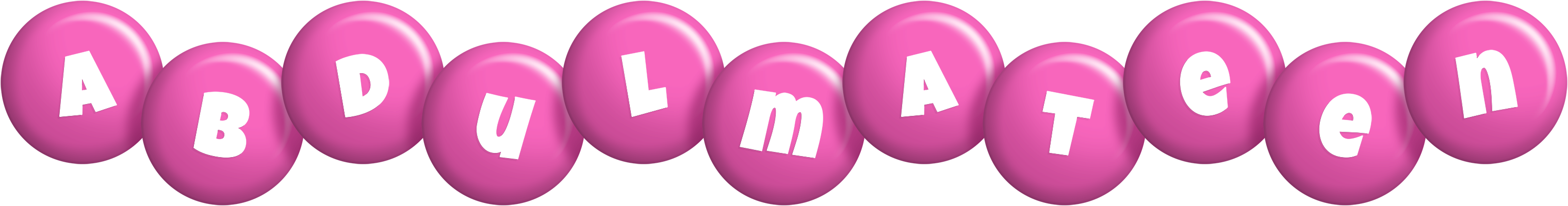 Abdulmateen candy-pink logo