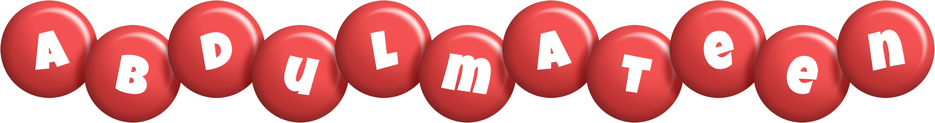 Abdulmateen candy-red logo