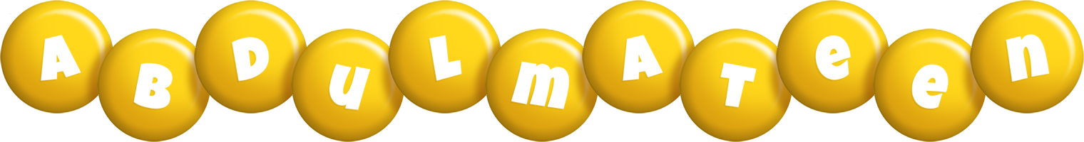 Abdulmateen candy-yellow logo