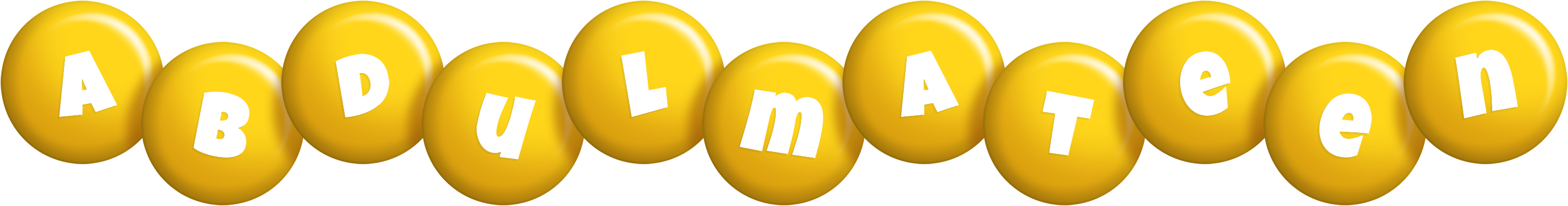 Abdulmateen candy-yellow logo