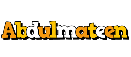 Abdulmateen cartoon logo