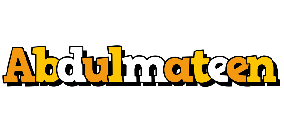 Abdulmateen cartoon logo