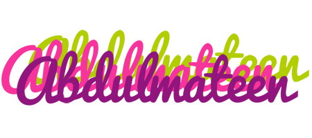 Abdulmateen flowers logo