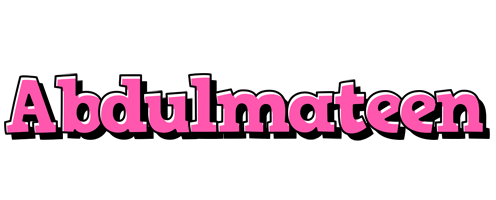 Abdulmateen girlish logo