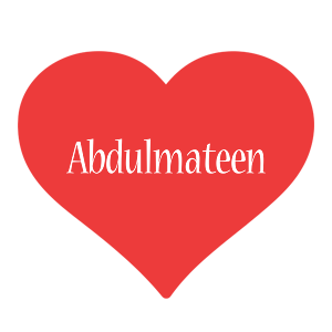 Abdulmateen love logo