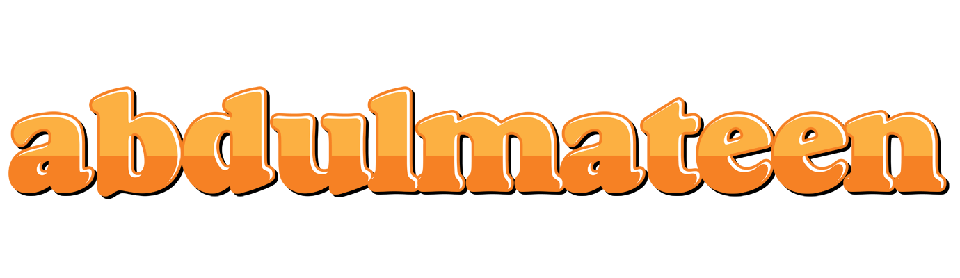 Abdulmateen orange logo