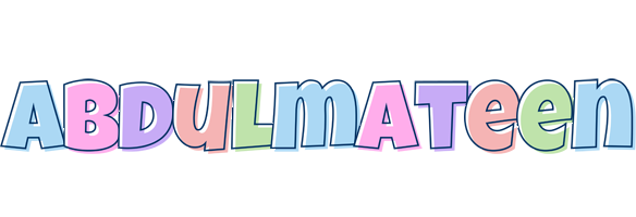 Abdulmateen pastel logo