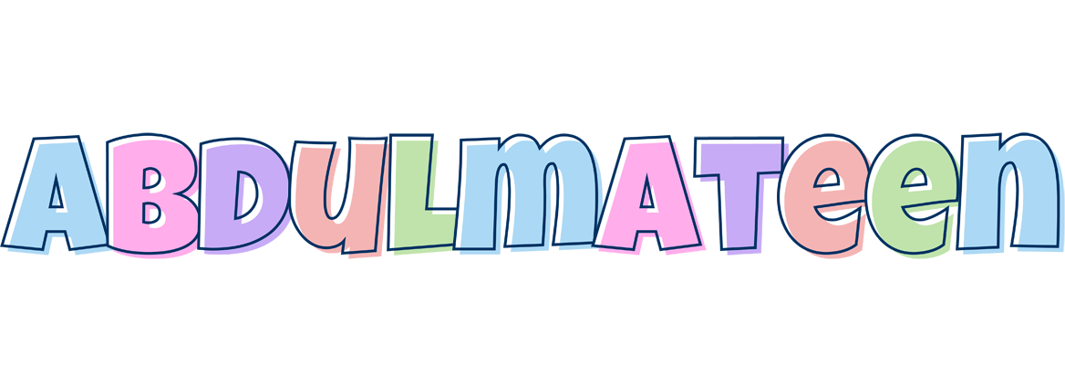 Abdulmateen pastel logo