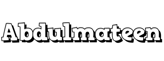 Abdulmateen snowing logo