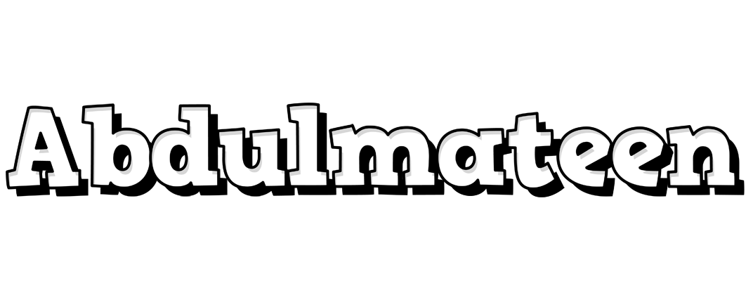 Abdulmateen snowing logo
