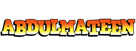 Abdulmateen sunset logo