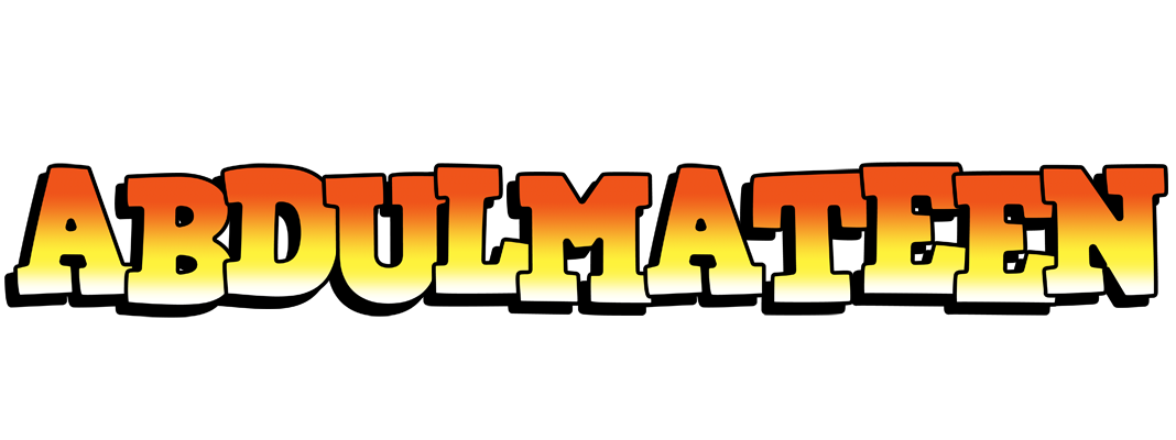 Abdulmateen sunset logo