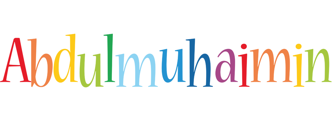 Abdulmuhaimin birthday logo