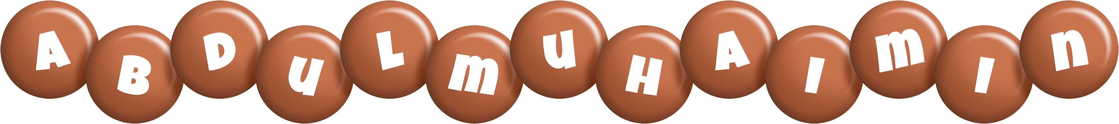 Abdulmuhaimin candy-brown logo