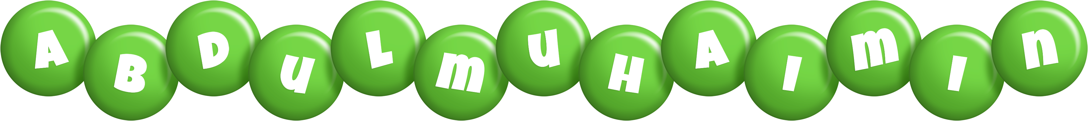 Abdulmuhaimin candy-green logo