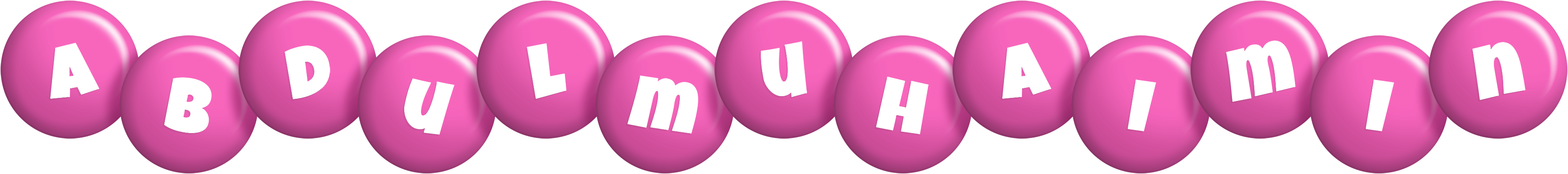 Abdulmuhaimin candy-pink logo