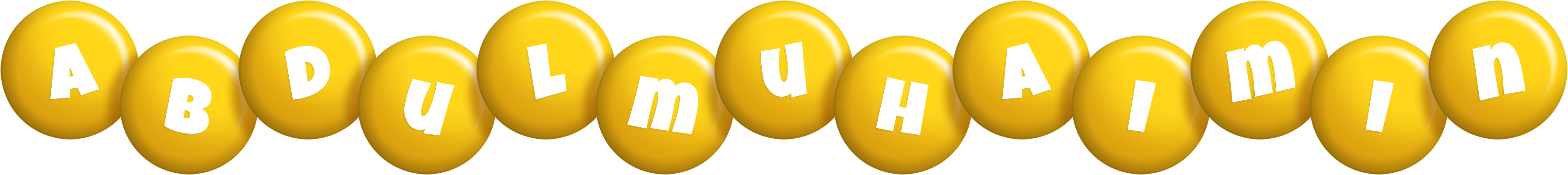 Abdulmuhaimin candy-yellow logo