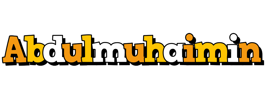 Abdulmuhaimin cartoon logo
