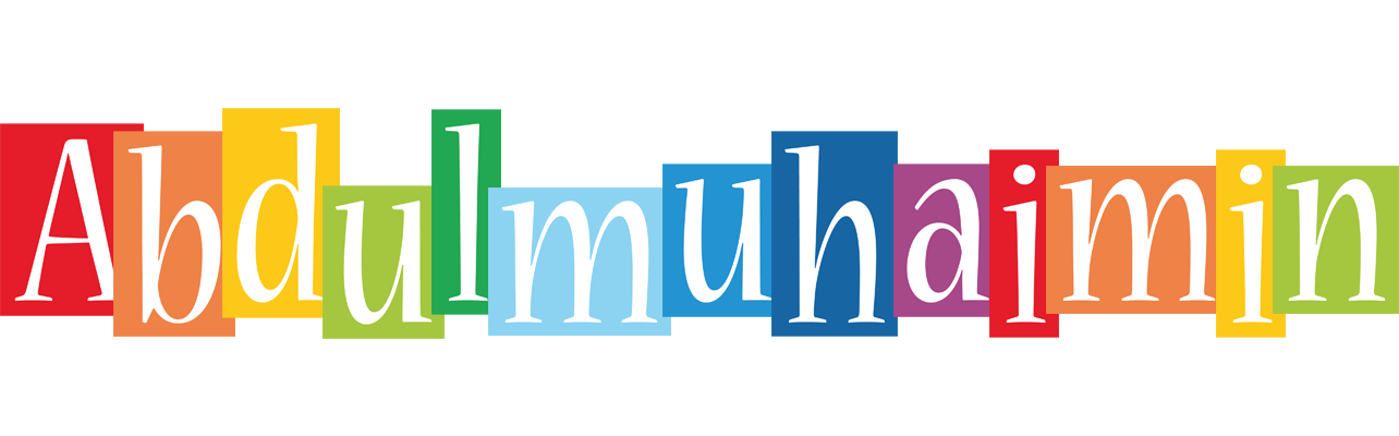 Abdulmuhaimin colors logo