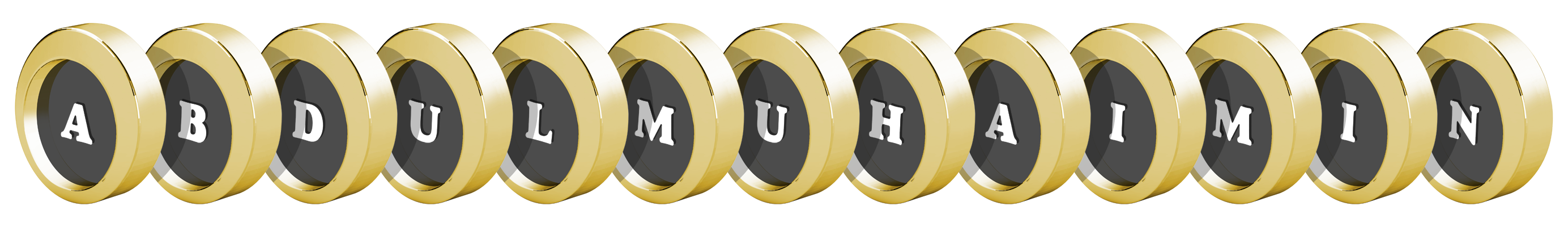 Abdulmuhaimin gold logo