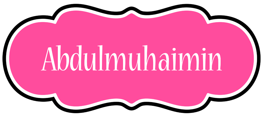 Abdulmuhaimin invitation logo