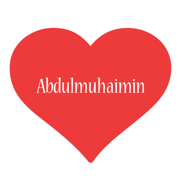 Abdulmuhaimin love logo