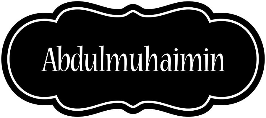 Abdulmuhaimin welcome logo