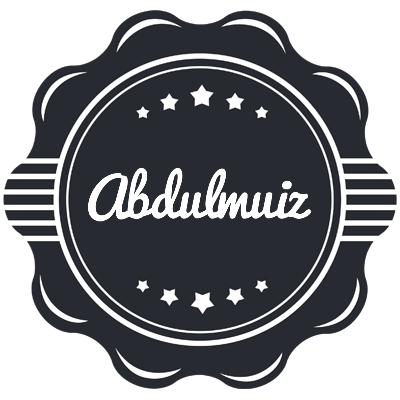 Abdulmuiz badge logo