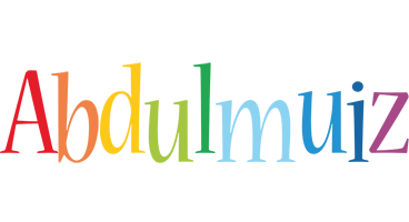 Abdulmuiz birthday logo