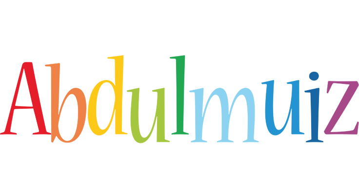 Abdulmuiz birthday logo