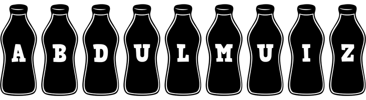 Abdulmuiz bottle logo