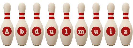 Abdulmuiz bowling-pin logo