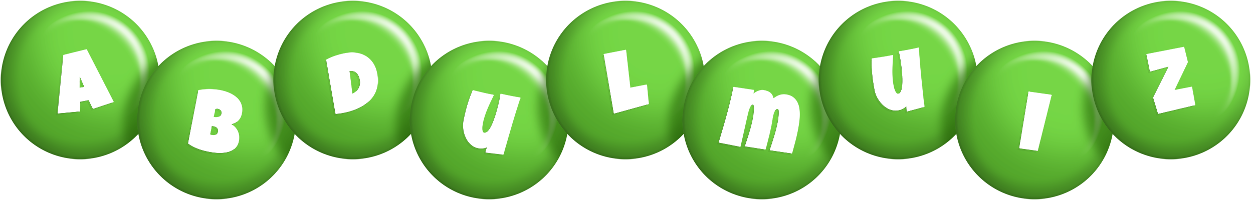 Abdulmuiz candy-green logo