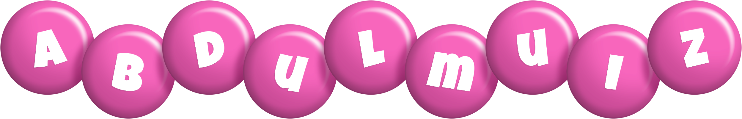 Abdulmuiz candy-pink logo