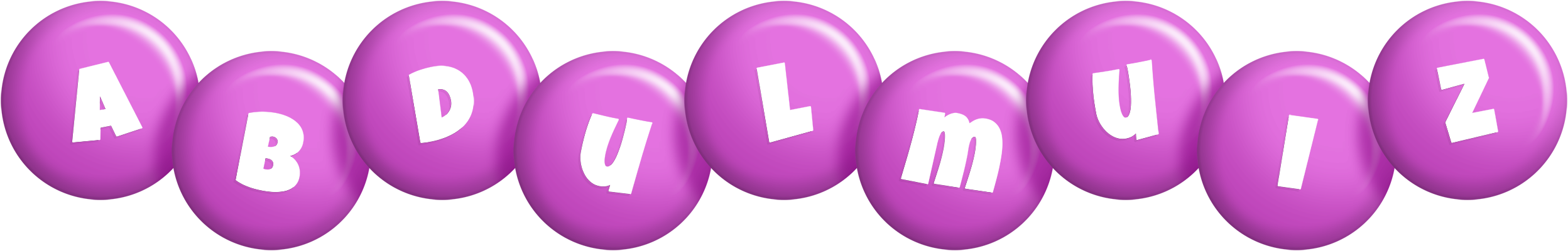 Abdulmuiz candy-purple logo