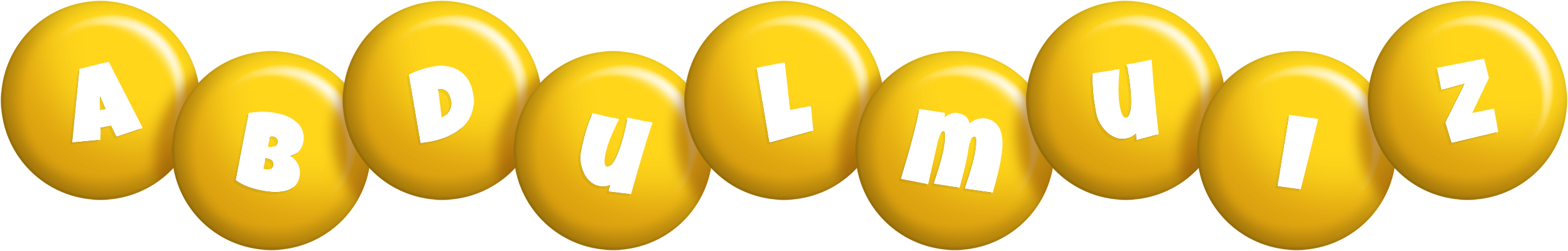 Abdulmuiz candy-yellow logo