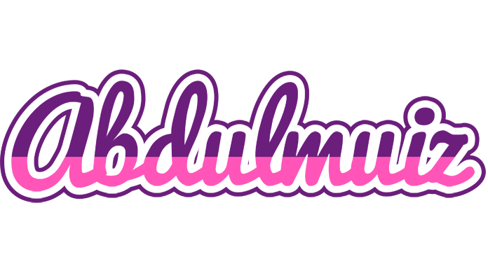 Abdulmuiz cheerful logo