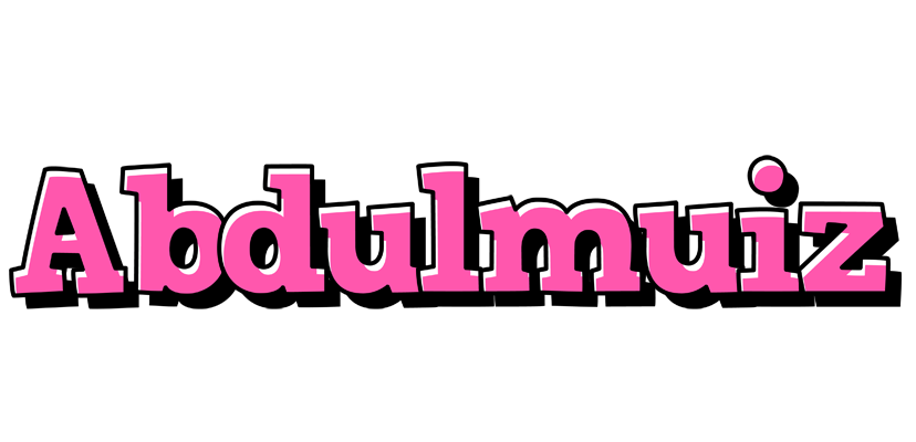 Abdulmuiz girlish logo