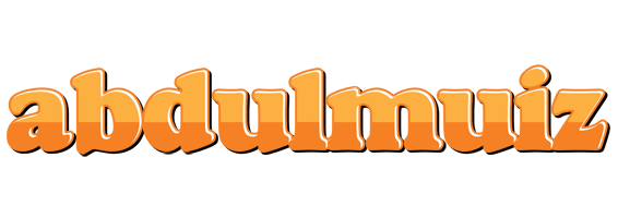 Abdulmuiz orange logo