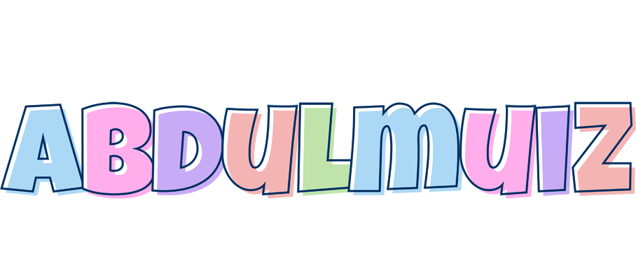 Abdulmuiz pastel logo