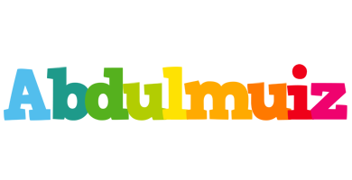 Abdulmuiz rainbows logo